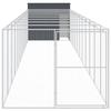 VidaXL Dog Niche with Anthracite Courtyard 214x1273x181 Cm, Dog Cage, Dog Shelter, Pet House, Cages 3189124