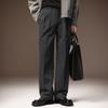 High-end Straight Casual Pants Spring and Autumn Drape Pants Men's Straight Pants Loose High-end Suit Pants Men's