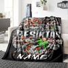 Beikta Celebrates Turkish Cup Victory With Team Spirit Gift Personalized Blanket Personalized Text Soft Warm Cozy Suitable For Sofa Couch Office Bed