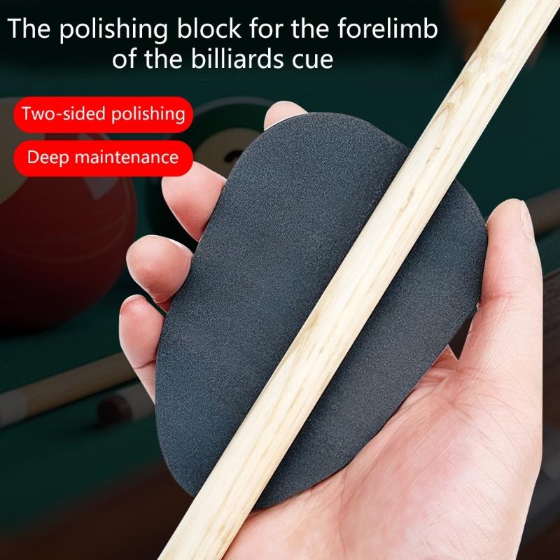 Efficient Sponge Polishing Pad for Cue Stick Care Removes Dirt and Scratches Wear Resistant Smooth Shaft Cleaner