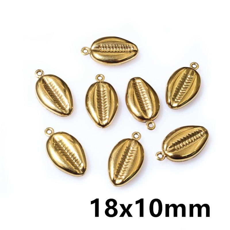 20pcs Shell Starfish Lobster Charms Pendant Stainless Steel Crafts DIY Jewelry Making Accessories for Necklace Bracelet Earrings