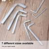 L shaped  Screwdriver Square Head Key Wrench Wrench Set for for Various Screw Applications Easy Screw Handling