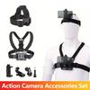 6 Stück/Set Action-Kamera Zubehör Set Kamera Kit Kopfband Brustgurt Halterung Handyhalter Für GoPro Insta360 SJCAM Osmo Kamera