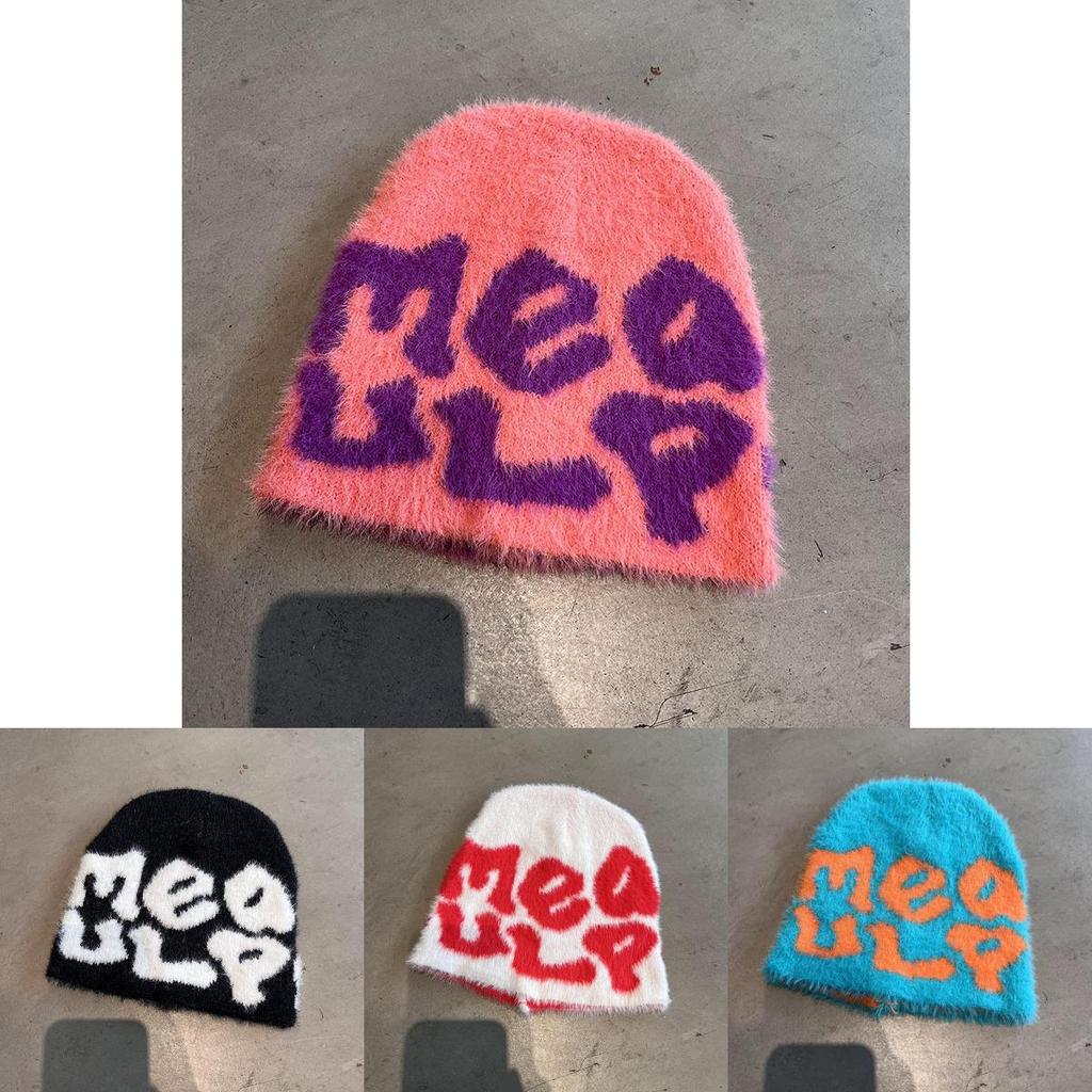 Modern Knit Hat With Personalized Letters And Ear Flap For Winter Warmth And Style