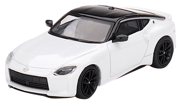 

TrueScale Miniatures MINI GT Nissan Fairlady Z 2023 Белый Эверест привод Готовое изделие 1/64 Правый руль