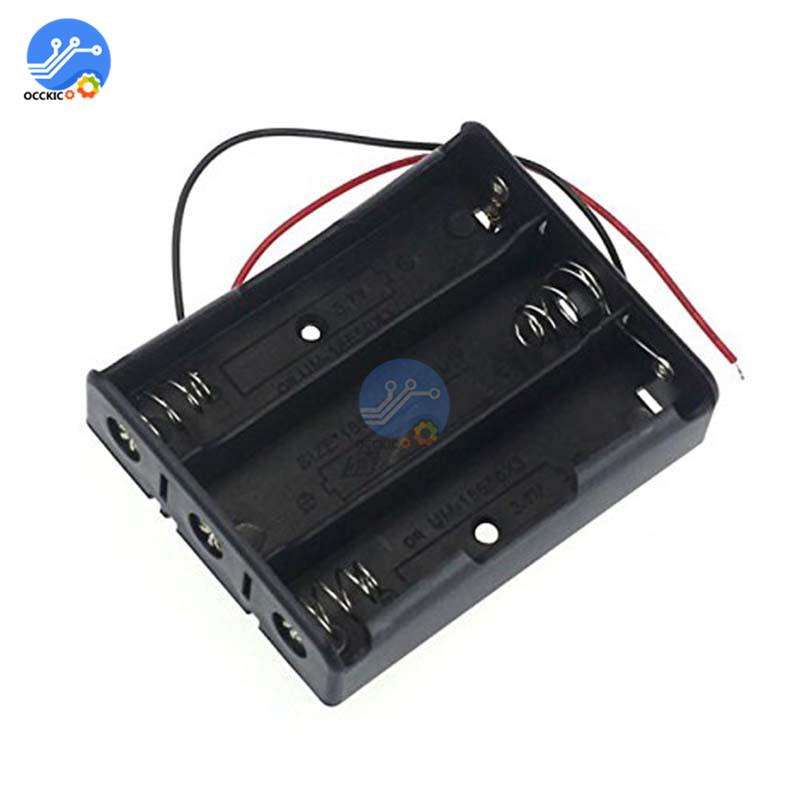 1X 2X 3X 4X 18650 Battery Holder ABS Power Bank Cases 1 2 3 4 Slot Way Battery Storage Box Container With Wire