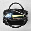 Sac à main bandoulière, Sac bandoulière en cuir de vachette, Sac femme en cuir souple, tendance et décontracté
