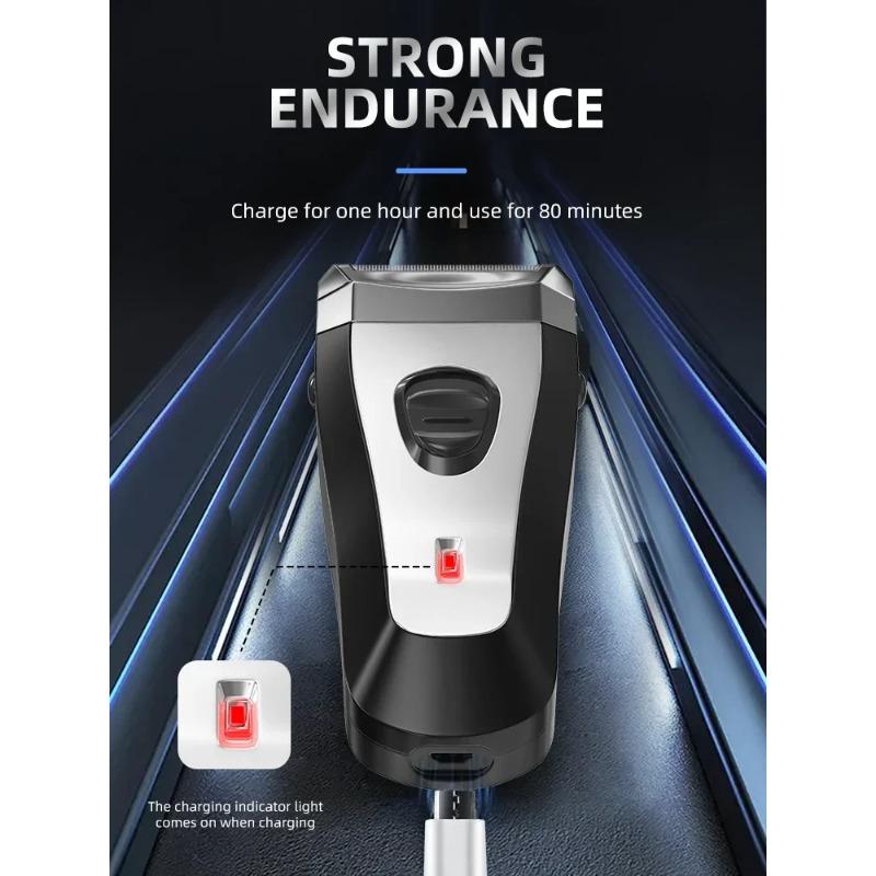 Waterproof Reciprocating Cordless Razor USB Rechargeable Shaving Machine Barber Trimmer Electric Shaver For Men