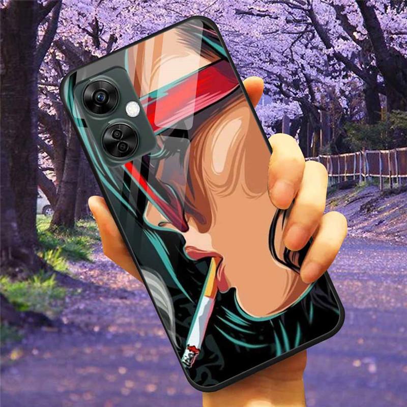 For OnePlus Nord CE 3 Lite 5G Case Tempered Glass Hard Cover Soft Bumper for One Plus Nord CE3 Lite N30 Phone Shell Capa CE3Lite