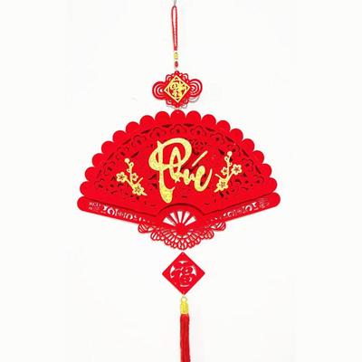 Good Fortune Vietnam New Year Pendants Best Wishes Get Rich Spring Festival Decorations Red Good Luck Vietnam Lucky Ornament