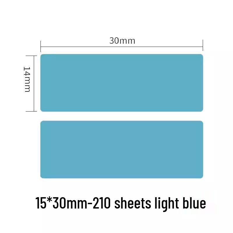 Small Roll Colored D30 Label Printing Paper, L12*40, L11P11P15 Stickers