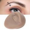 Soft Silicone Single Eye Model Flexible Elastic Simulation Reusable Jewelry Display Body Piercing Model with Acrylic Holder