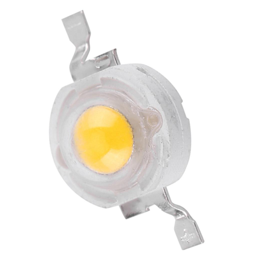 50pcs SMD 1W LED Lamp Bulb Beads Chip For Home Floodlight High White