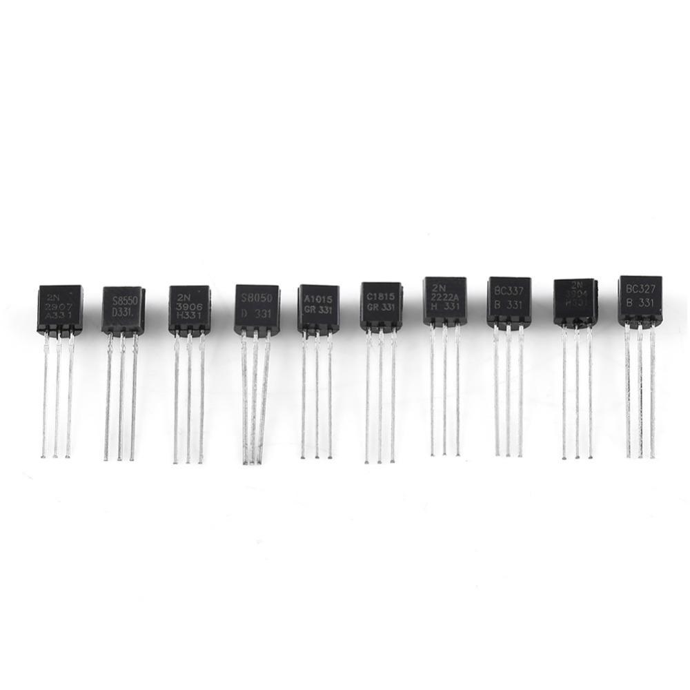 200PCS Silicon Material Transistors Assortment Kit Power Transistors Assortment  Professional