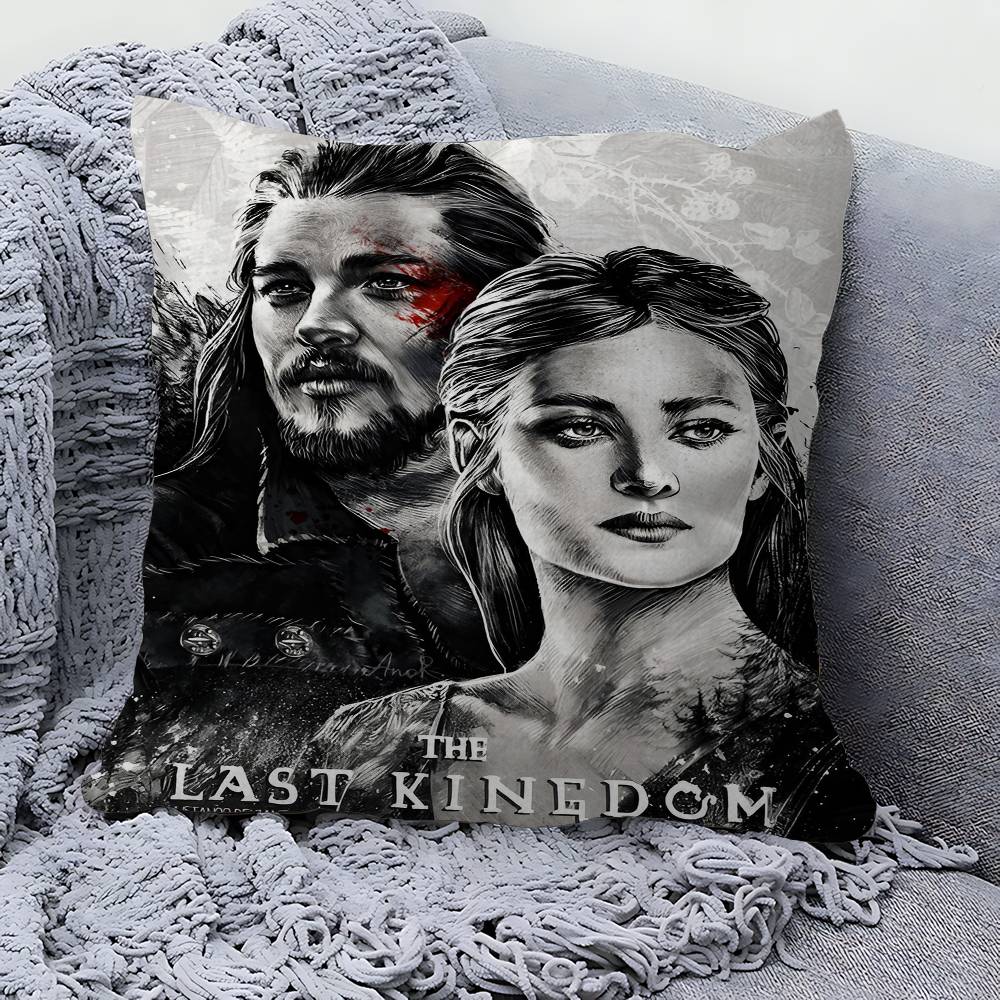 The L-Last K-Kingdom Pillow Covers Cartoon Sofa Decorative Home Double-sided Printing Short Plush Cute Cushion Cover