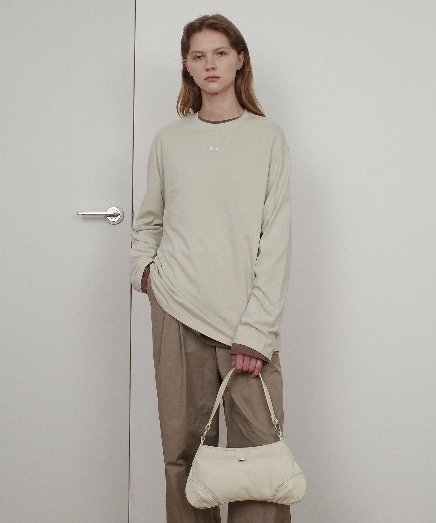 Enor Basic Enor Long Sleeve T-Shirt - Beige Beige