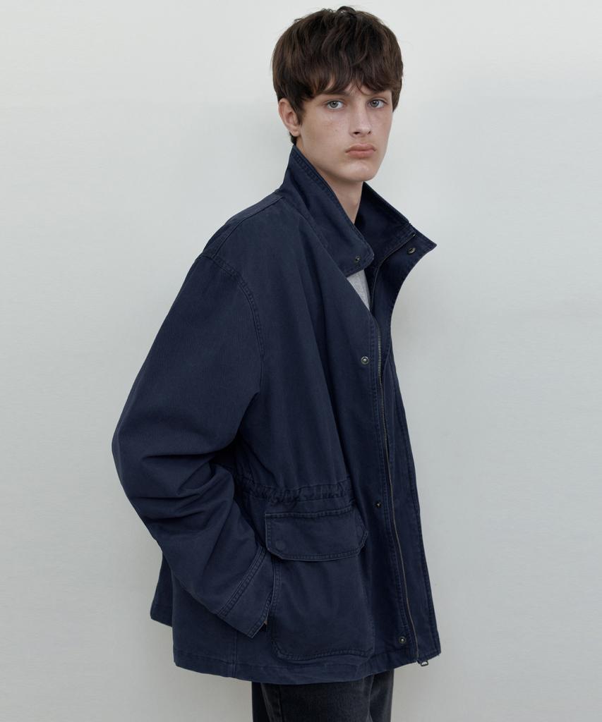 WEDNESDAY OASIS Washed Twill Out-Pocket Jacket_Navy(Wcb6Ot04)