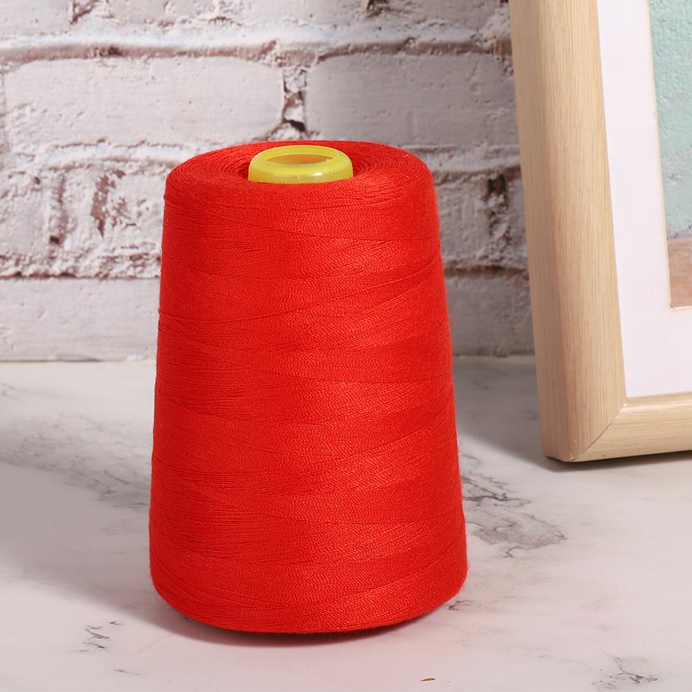 Sewing Machine Thread 8000 Yards High Grade Polyester Household Clothing Accessories(Red )