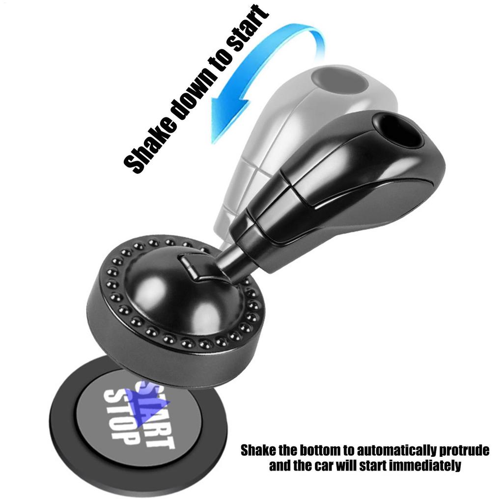 Car one-click Start Button Lever Automotive Push Button Joystick Engine Decorative Start Stop Lever Cool Car Interior Ornaments