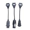 8 buc Adaptor Convertor Cablu Diagnostic Camion Profesional Construcție ABS Pentru Interfețe Computer Vehicul Comercial