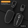 For GAC Trumpchi Key Case GS4 GM8 GA4 GS5 GS3 GA3 GA6 SGS7 GS8 Car Remote Key Fob Zinc Alloy Leather Key Case Case Car Key Case
