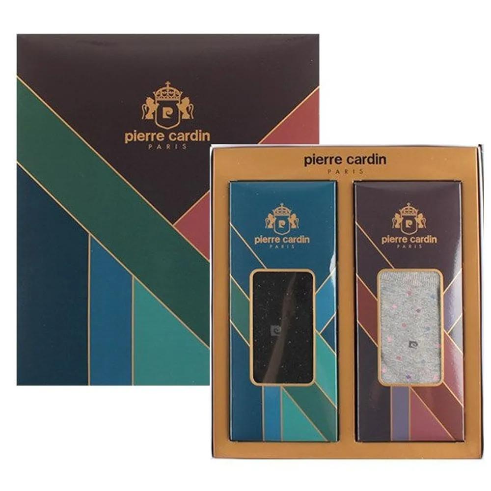 Pierre Cardin Men s and Women s Fashion Sock Gift Set, Couple Polka Dot 2-Pair Couple Socks PC Couple Dot 2-Pair Male & Female