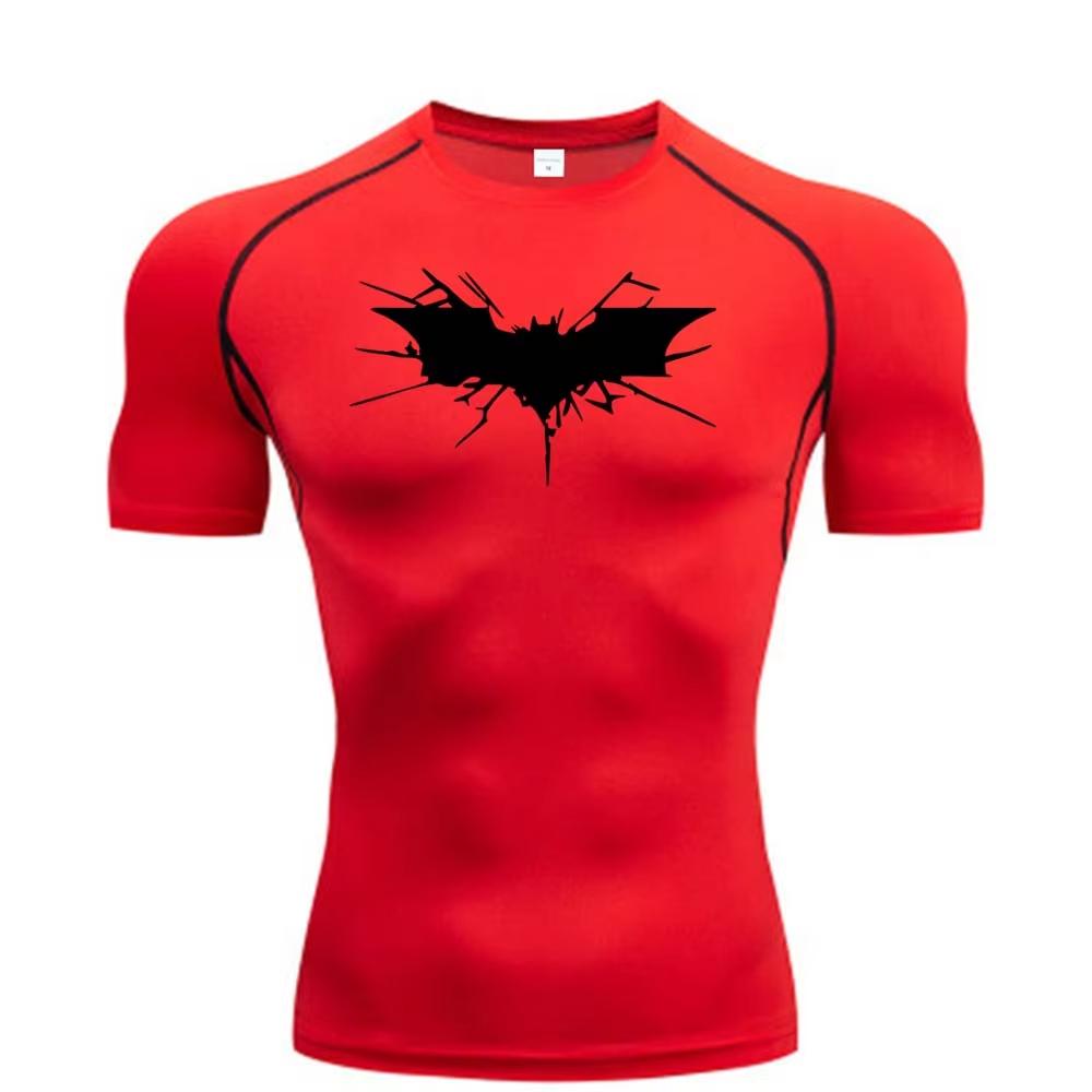 Art Bat Compression Shirt Men's Sprint Step T-shirt Fitness Sport Top Quick Dry Fitness Sportswear Bodybuilding Clothing RL00101
