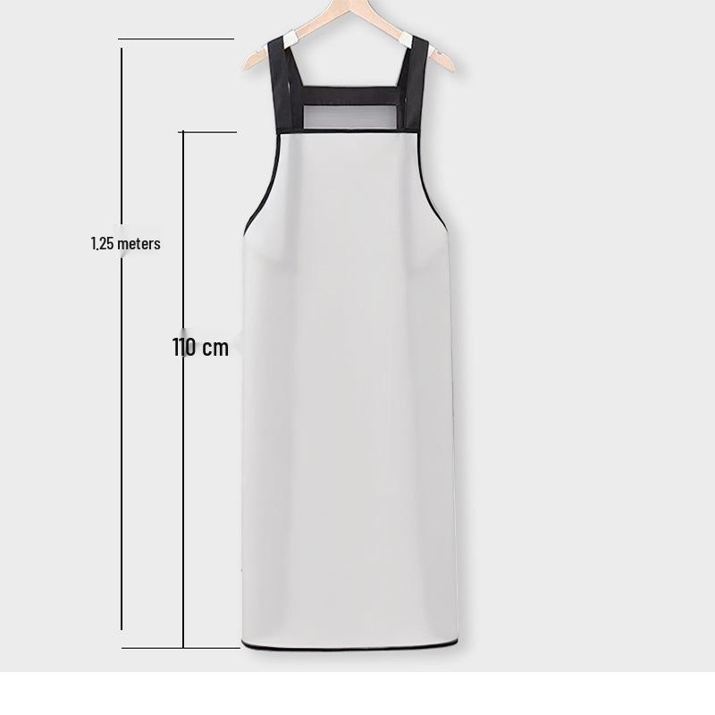 Waterproof Oil Apron - Adult Size for Kitchen, Seafood Cooking, Dishwashing, and Restaurant Work