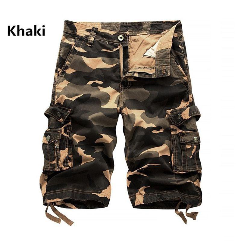 Durable And Comfortable Men's Tactical Military Army Camouflage Cargo Shorts With Multiple Pockets