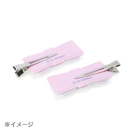 Sanrio (SANRIO) Sanrio Bangs Clip Quilt Ribbon Hair Clip Kuromi Kuromi-chan Kuromi 2.5 X 5.5 X 0.7cm Character 027294 SANRIO
