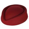 Classical French Flight Attendant Hat Polyester Stewardess Costume Accessoris Women Winter Fashion Headwear
