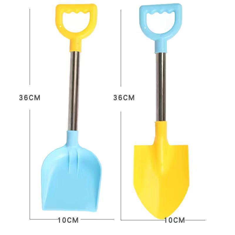 Beach Toy Shovel Set: Small, Medium, Large Shovels with Iron Handles