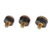 10Pcs Billiards Cue Tip Screw on Snooker Cue Tip Durable High Hardness Pool Cue Tips for Billiards Lovers Snooker Accessories
