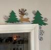 Christmas Decoration 2026 1pc Santa Clau Christmas Door Corner Decoration Diy Stitching Creatives Home Decor Colgante De Navidad
