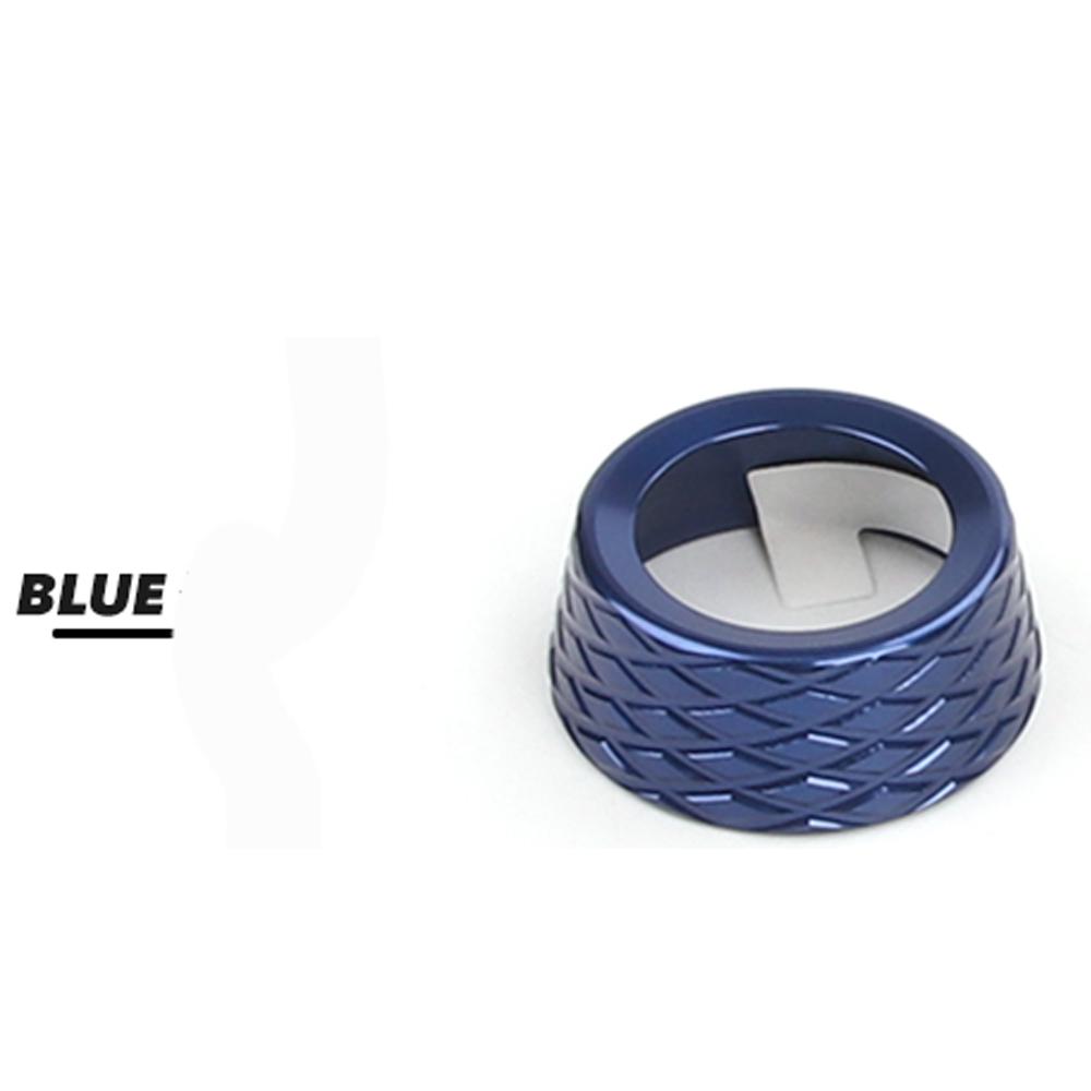 For Kia Stinger 2018- Car Interior Aluminum Alloy Material Auto Driving Mode  Knob Cover Trim Decoration Accessories LHD/RHD