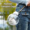 Belüfteter Meerschweinchen-Transportkorb Tragbarer Kleintiertransportkäfig Hamster-Transportkäfig für Kleintiere