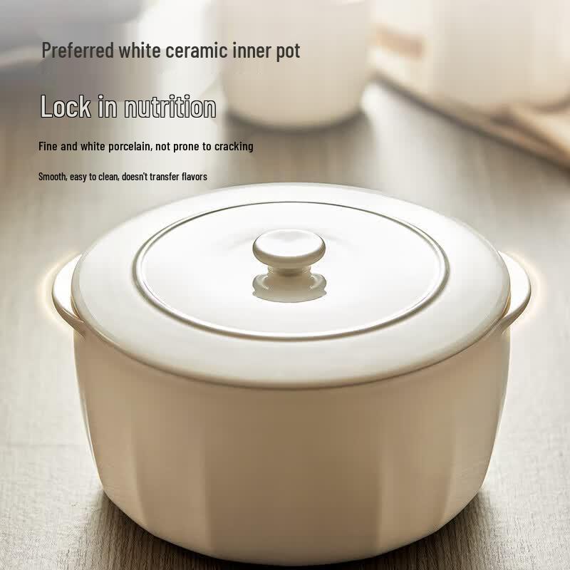 Supor 2.5L Electric Stew Pot with 5 Ceramic Inserts CN plug (adapter included)
