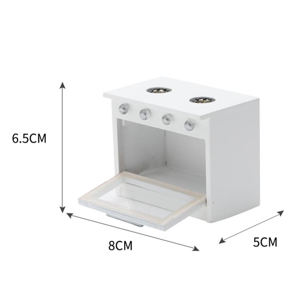 Mini Kitchen Model for Play Furniture Toy Stove Doll Decor House
