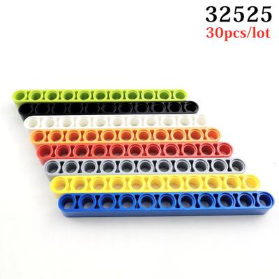 30 Stück/Los 32525 High-Tech 1x11 Löcher Hebearm MOC Bausteine Teile Baut Auto Partikel DIY Lernbausteine Kinderspielzeug
