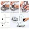 Stainless Steel Lid & Spoon Holder with Drip Tray, Detachable Pot Lid Organizer for Kitchen Storage