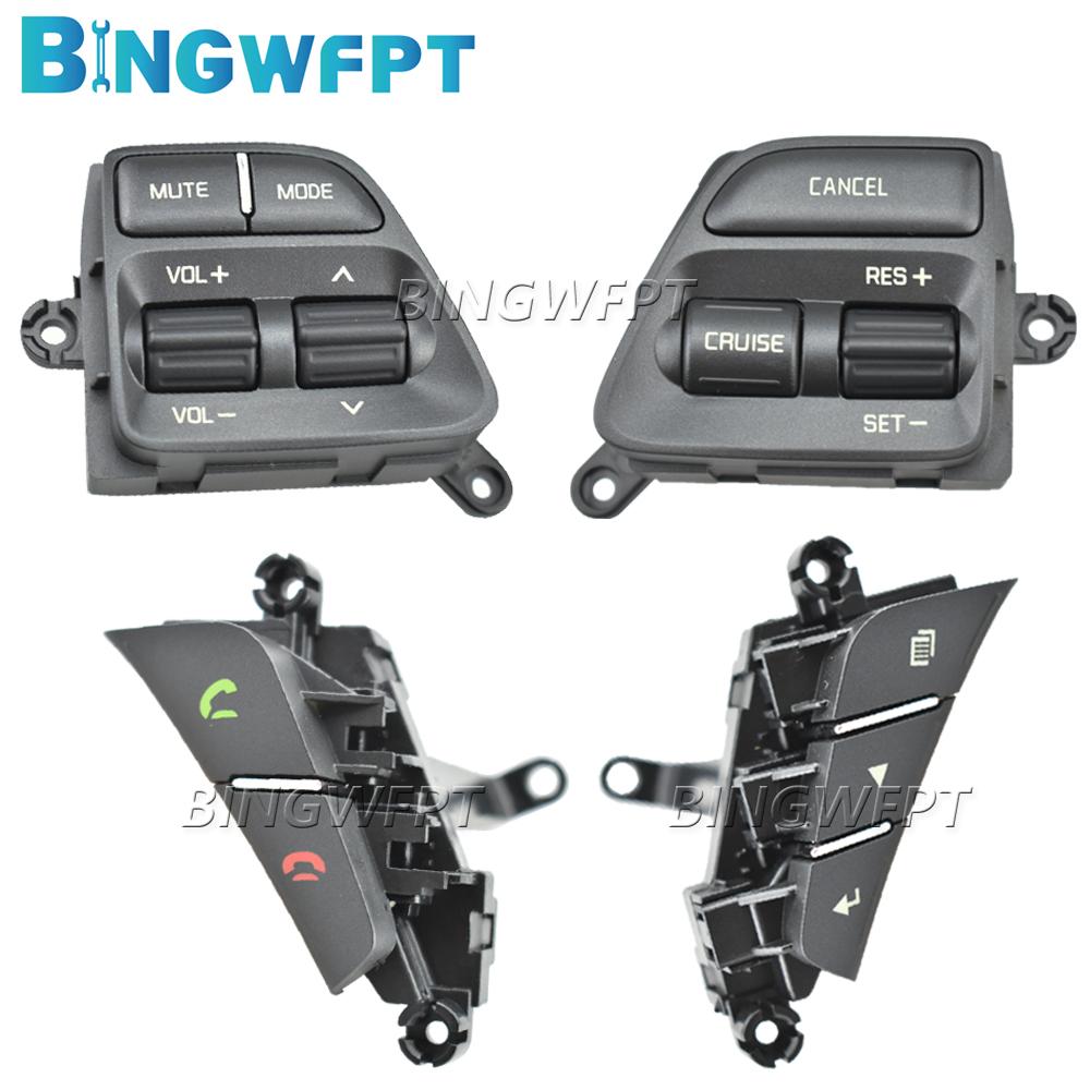 4 Button Switch Steering Wheel Button For KIA K3 K3S 2013 2014 2015 2016 2017 2018