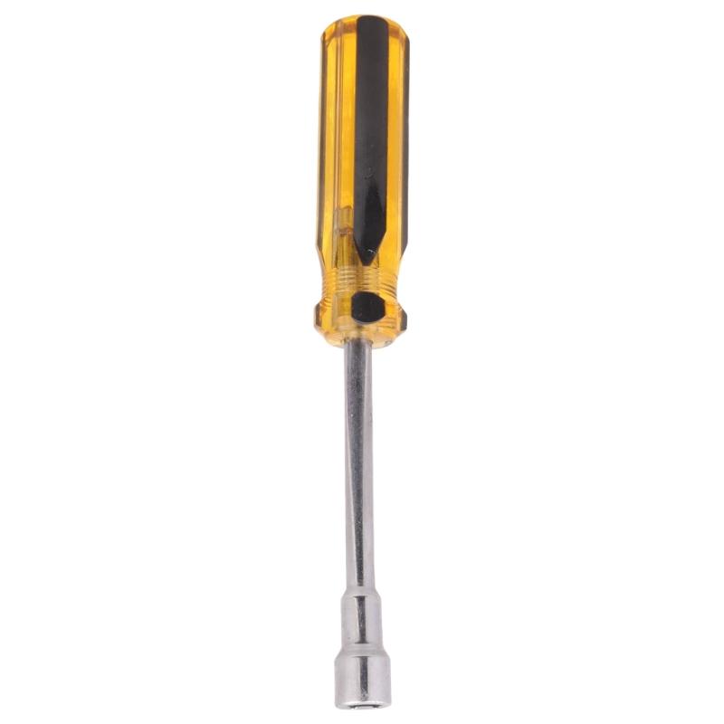 5/5,5/6/7/8/9/10mm Steckschlüssel Schraubendreher Stahl-Steckschlüssel Sechskantschlüssel Nusszieher Sechskantschraubendreher Reparaturwerkzeug