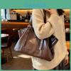 Urban Minimalist Pu Tote Bag With Zipper Closure For Daily Use