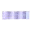 100Pcs Napkin Button Rings Sparkling Rhinestones Inlaid 8-Row Design Napkin Fasteners Festive Tableware Accents