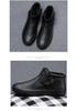 Men's 2026 Winter High-Top Casual Leather Shoes - Warm & Comfortable Korean Style Trendy Sneakers
