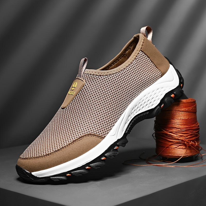 Men Shoes Breathable Classic Running Sneakers for Man Outdoor Light Comfortable Mesh Shoes Slip On Walking Shoes Tenis