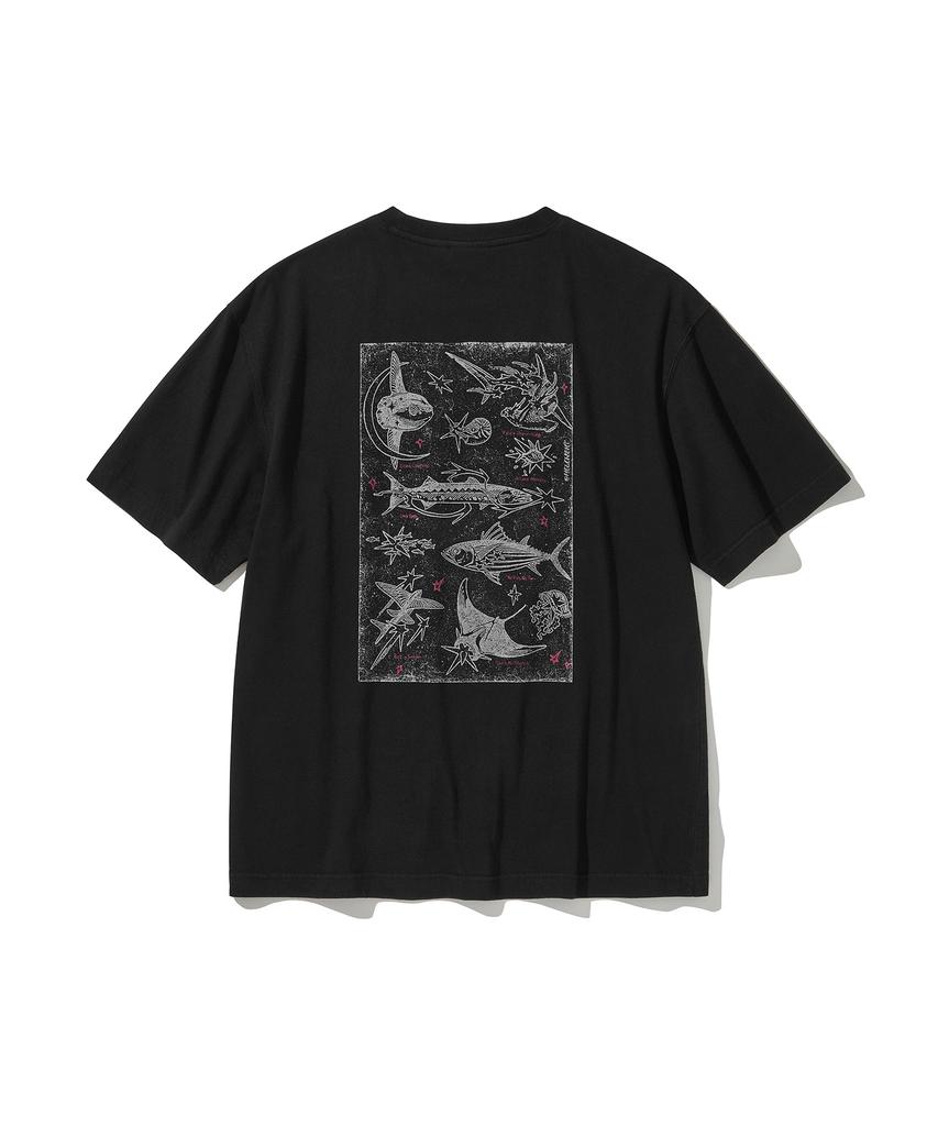 HELEMENT Stella Pigment Short Sleeve T-Shirt (Black)
