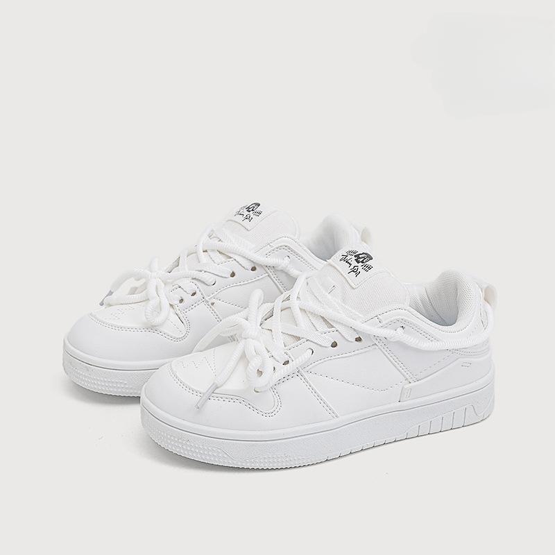 

Кроссовки Retro Heavy-Duty на платформе, повседневные женские кроссовки, весенняя универсальная обувь для влюбленных 44 белый