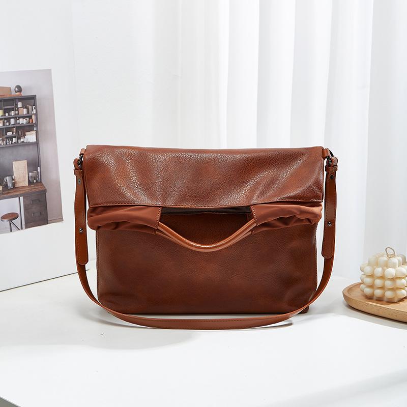 

Новая большая сумка-тоут, темпераментная повседневная на плечо, сумка-мессенджер, модная ретро, портативная женская сумка, тренд