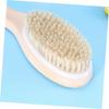 Bath Brush Set with Wooden Long Handle for Back Scrubbing and Effective Skin Exfoliation